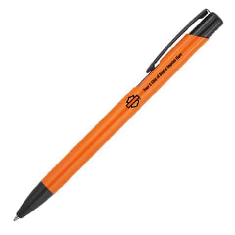 Metal Ballpoint Pen, Orange