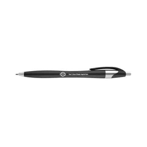 Javalina Metalic plastic pen, Black/Silver