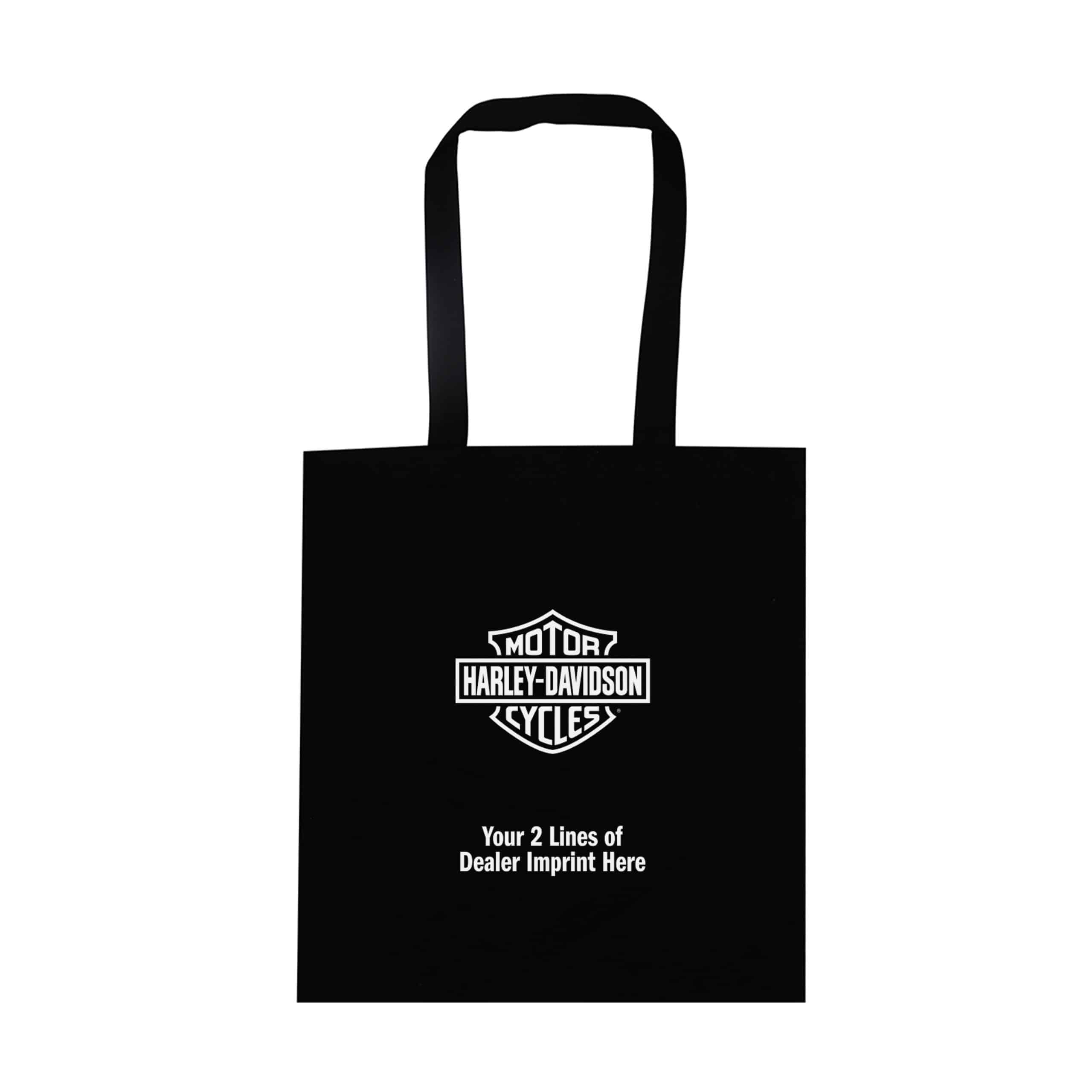 Black Calico Tote Bag