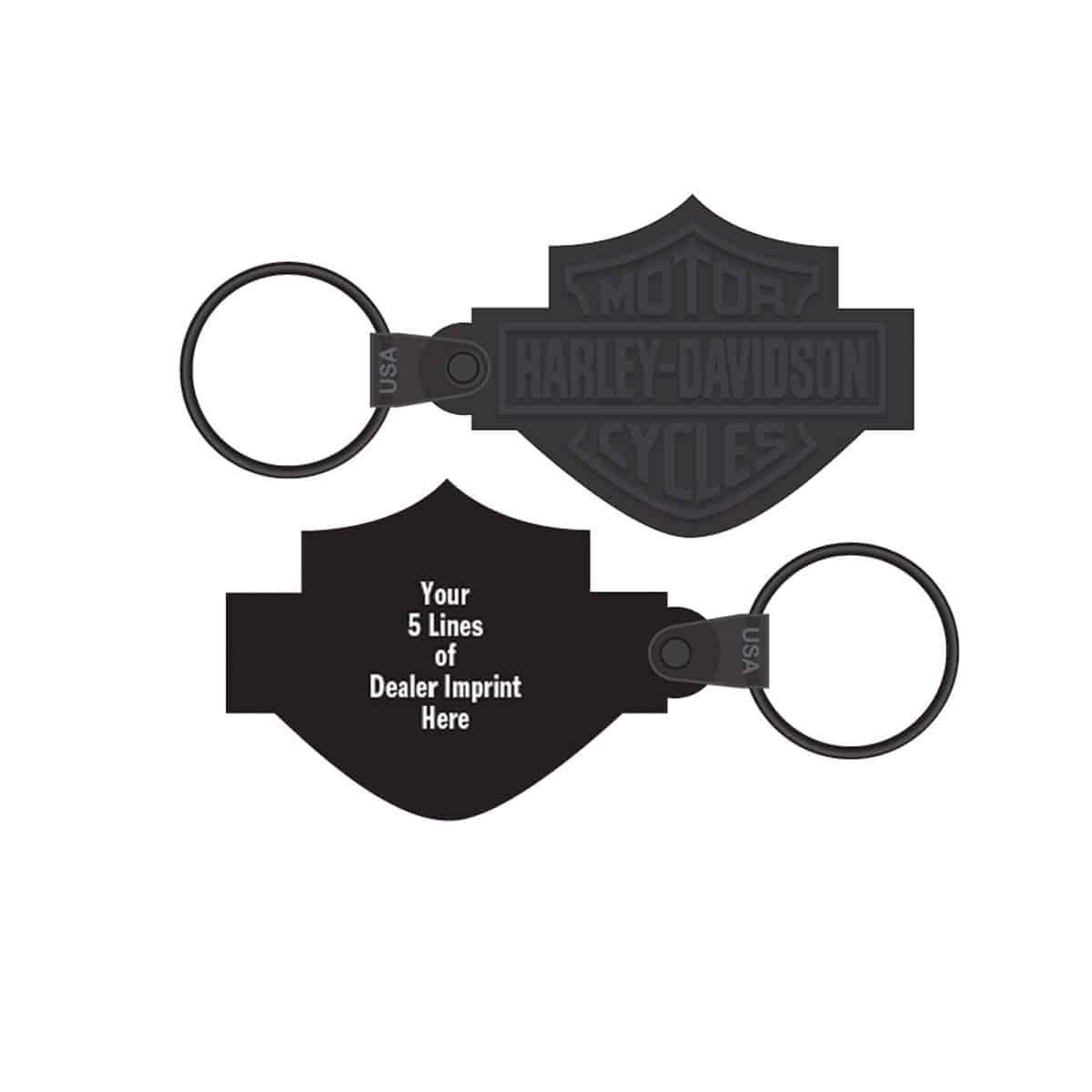 Embossed Keyring - Small