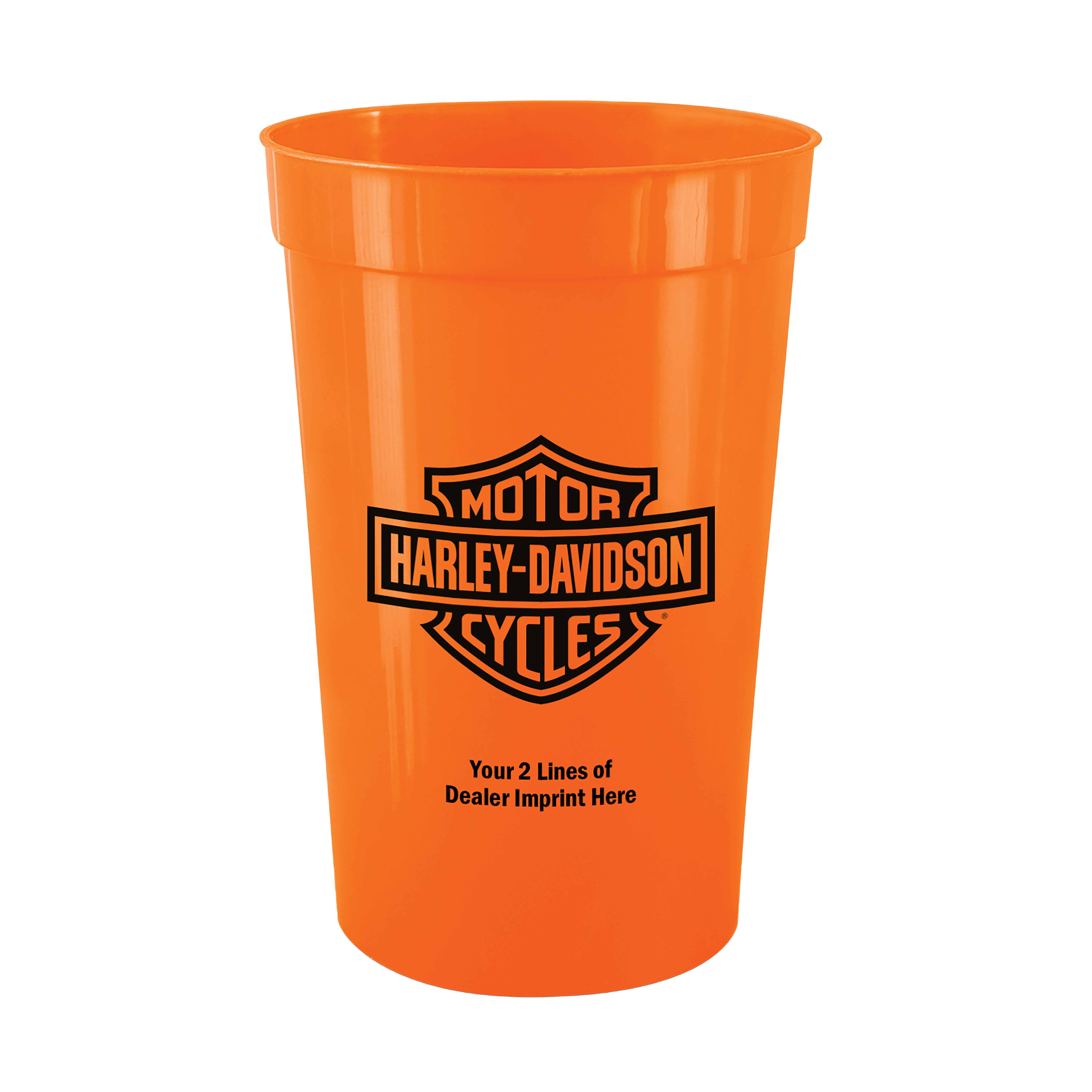 Stadium Plastic Cup - Orange